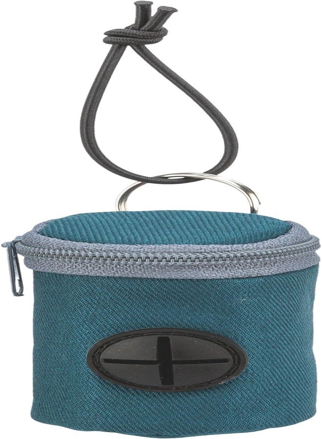 Trixie Poop Bag Dispenser with Nylon/Polyester Strap - Includes 2 Rolls of 15 Biodegradable Bags Each, Easy Attachment with Elastic Loop for Leashes or Belts - Image 1